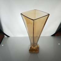 Custom wholesale Cheap Tall Glass Flower Vases Modern Crystal  Flower Vases For Weddings