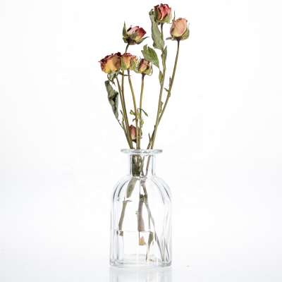 Custom Size Wholesale Crystal Flower Decoration Glass Vase For Home Decor