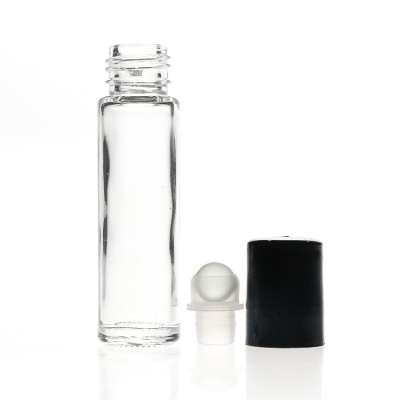 Clear Glass Roll On Bottles 8ml 10ml Essential oil / Cosmetic Perfume / Lipstick Bottle Tube