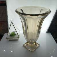 Home Decoration Cheap Tall Glass Flower Vases Modern Crystal  Flower Vases For Weddings